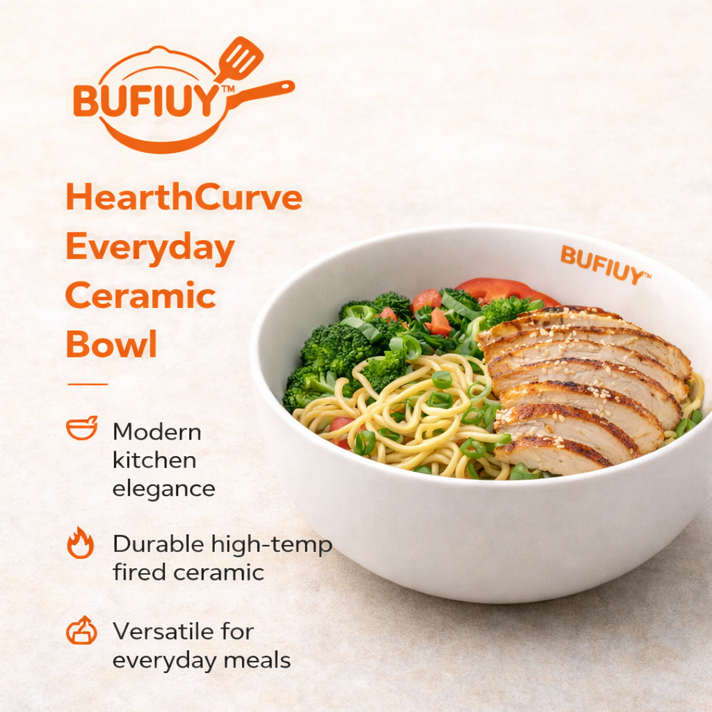 BUFIUY™ HearthCurve Everyday Ceramic Bowl