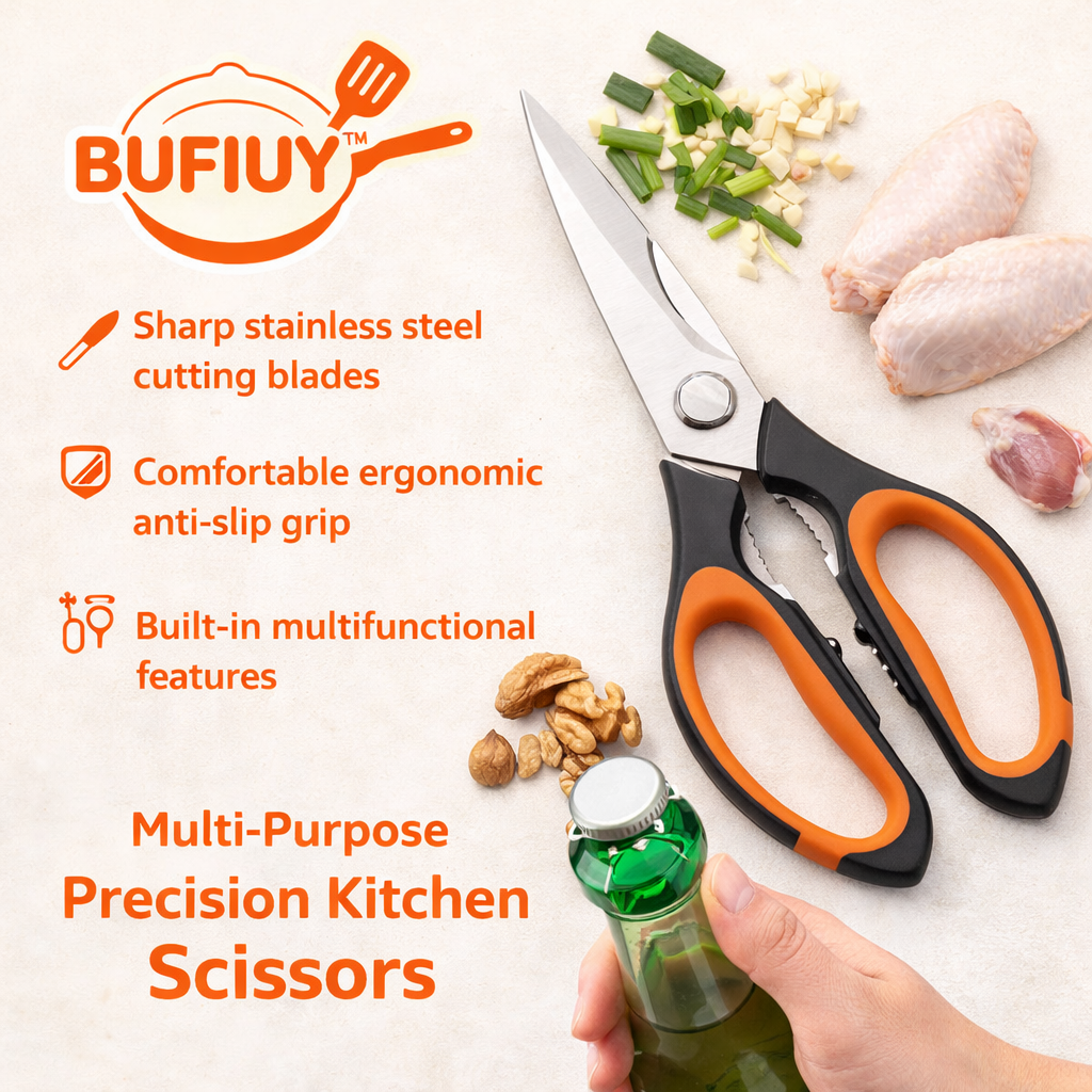 BUFIUY™ Multi-Purpose Precision Kitchen Scissors