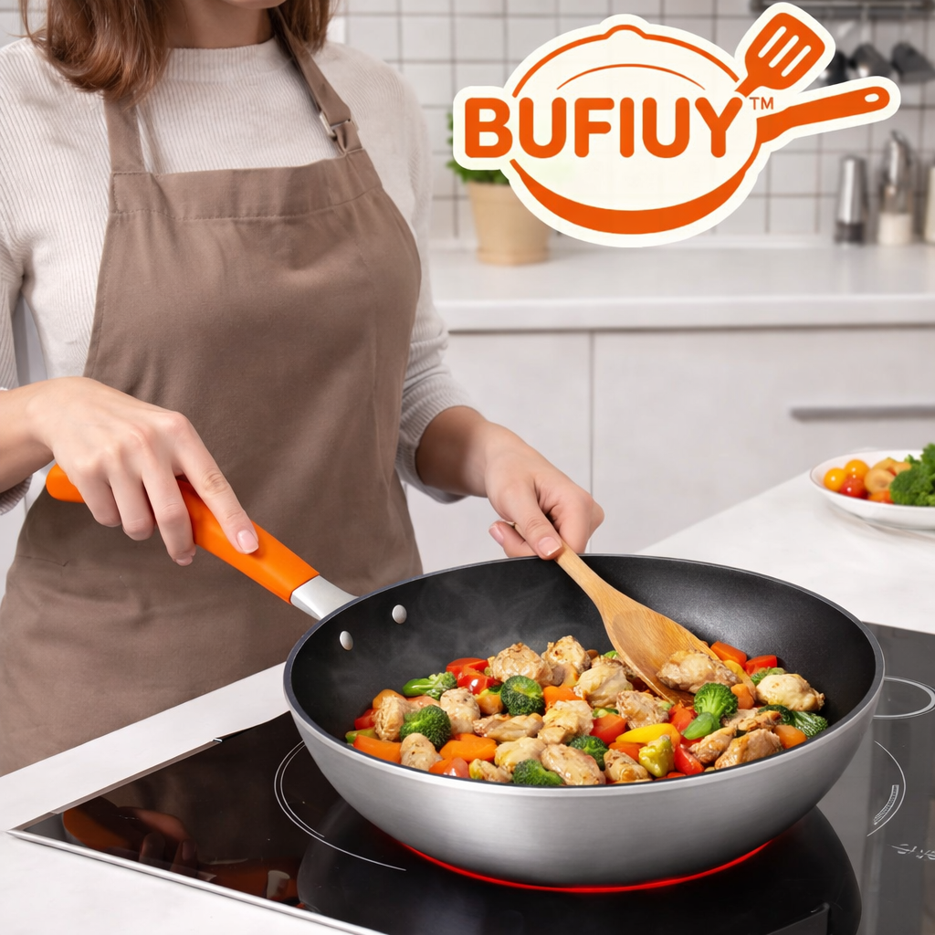 BUFIUY™ ProForge Deep Stir-Fry Wok